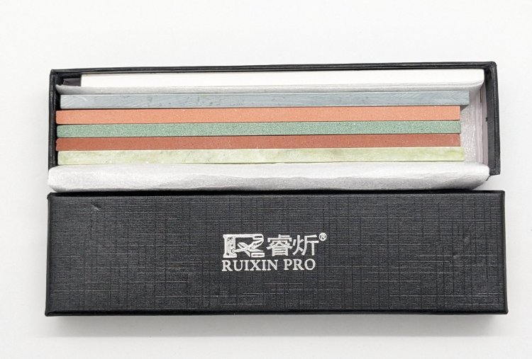 Набор 6 камней для Ganzo\Ruixin Pro (10000\5000\1500\600\320\120 грит) без бланка