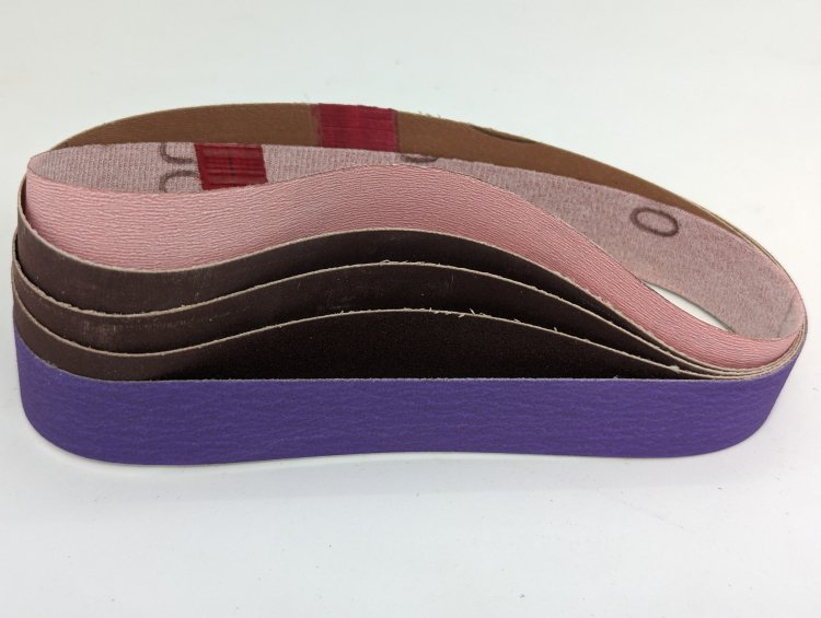 Набор абразивных лент Ken Onion Blade Grinder к Work Sharp 25*457мм, Универсальный набор (5 лент)